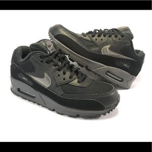 Nike Air Max 90 Black/Silver 6.5M/8W